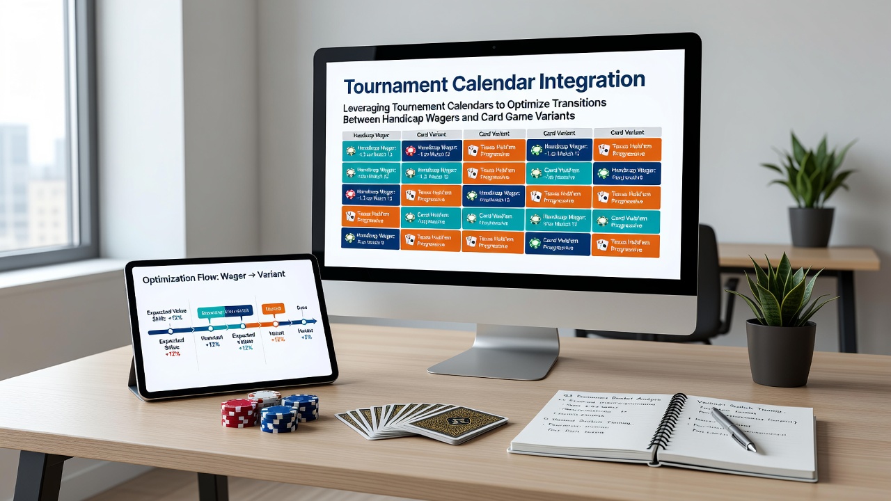 Blackjack variant table with digital odds displays showing handicap wager integration during tournament season