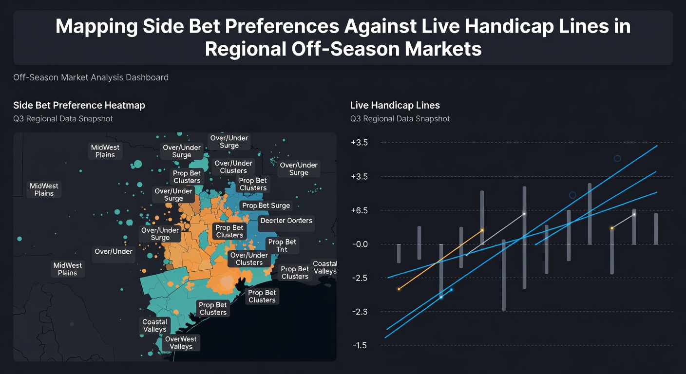 Regional betting terminals displaying side bet options alongside handicap lines during off-season market analysis